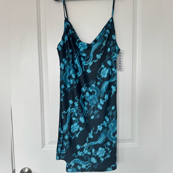 UO Cowl Neck Slip Dress - Picture 1 of 5
